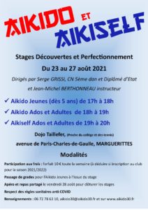 Stage de rentrée 23_27_08_21